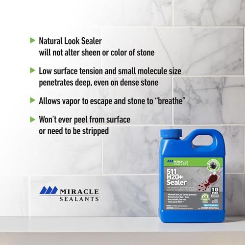 Miracle Sealants H2O PL GAL SG 511 H20 Plus Water Based Penetrating Sealer, Gallon by Miracle Sealants