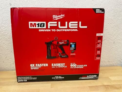 Milwaukee M18 Fuel 3/8 in. x 1-1/4 in. Fencing Stapler Kit