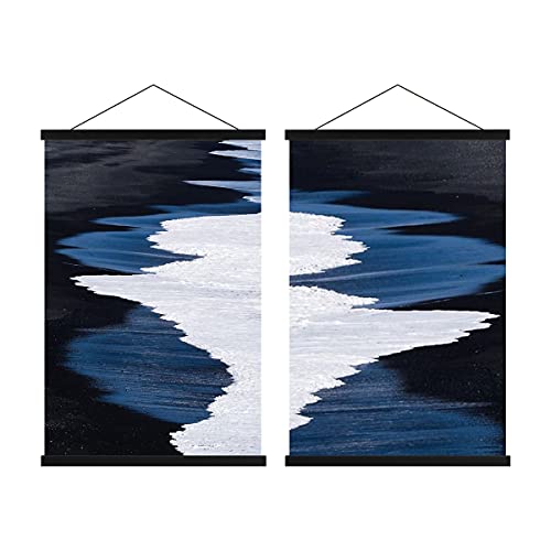Sanauto A0 Posterleiste Posterschiene Posterleisten 84CM, Magnet Magnetische Holz Poster Aufhänger Halter Rahmen Leisten Bilder Bild… – Ansicht 1