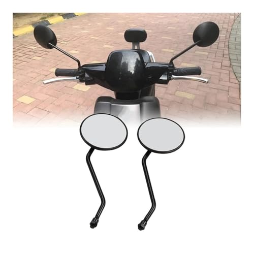 Espejo retrovisor universal de 10mm y 8mm para manillar de motocicleta 2