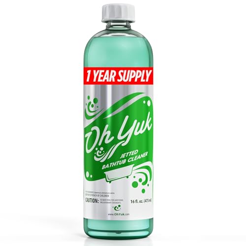 Oh Yuk Jetted Tub Cleaner for Jacuzzis, Bathtubs,...