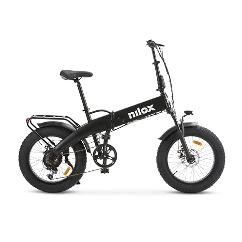 Nilox, Ebike X10, Bici Elettrica Pieghevole, Fino a 70 km