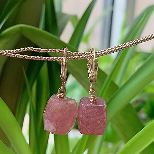 Boucles d'oreilles quartz naturel pour illuminer vos tenues de bureau