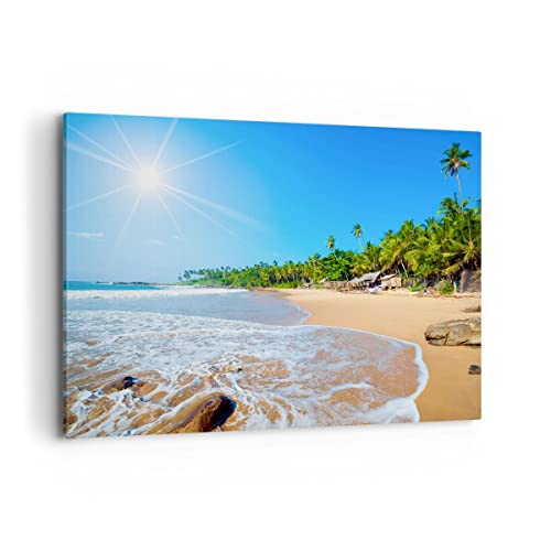 Tableau decoration murale maledivy liberté 100x70cm art de salon de luxe