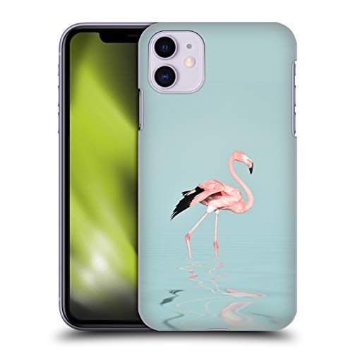 Coque Apple iPhone 11 rigide LebensArt pour éviter les rayures avec style Flamant