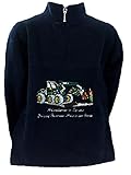  Zintgraf Fleece Pullover Stickerei Harvester Holzvollernter, Farbe blau (110, Blau)