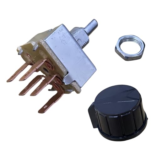 3159722 Rotary AC AIR Conditioning 3 Speed Blower Switch Universal 'INDAK' Compatible-Four Seasons 35702 MEI 1151 00091-31511 Red Dot 71R1150 Freightliner INM2G754A Kenworth 71R1150 Mack 4428-2T754A