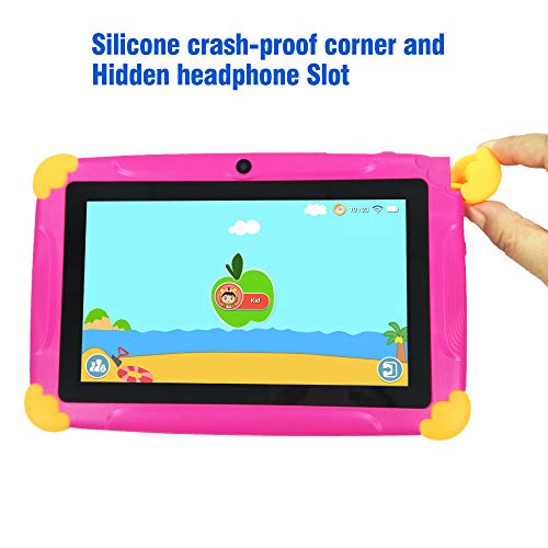 Kids Tablet 7 Inch,32GB ROM 3GB RAM Android 9 Tablet for Kids,Parent Control APP HD Eye Protection Display with Holder… - Image 3