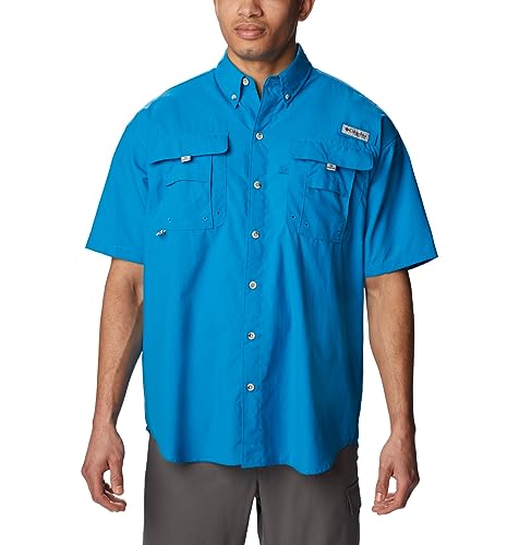 Image of Columbia Men Omni-Shade Bahama II Hiking and Trekking Short Sleeve Shirt