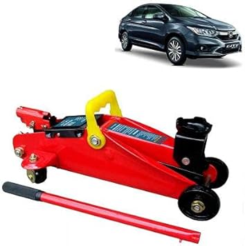 Hyco Portable Car Hydraulic Trolley and Floor Jack with Removable Hand Bar - 2Ton HY40
