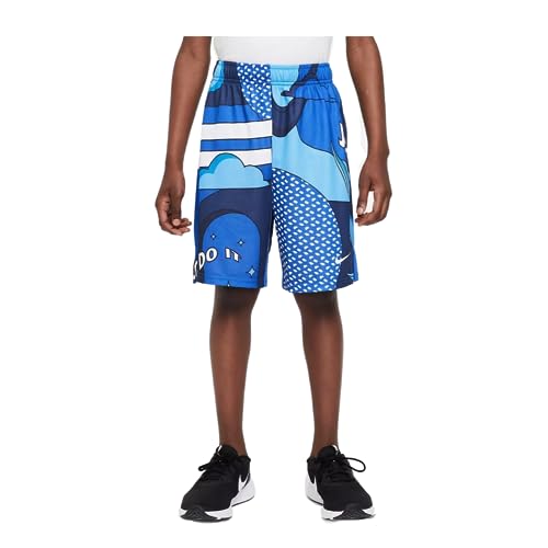 Nike Boys' Dri-FIT Just Do It All-Over Print Shorts 8 in