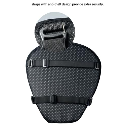 Coussin de siège de moto confortable et respirant alvéolé - 4