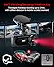 IIWEY 4K+4K Dash Cam Front and Rear, Dual STARVIS Sensor, 5G WiFi-6 (up to 20MB/s) with App, 128G SD Card Included, GPS, Dash Camera for Cars with 24/7 Parking Mode, 3.18 Inch IPS, 170° Wide Angle
