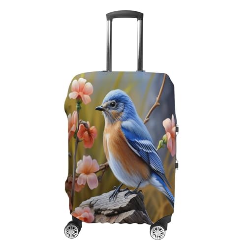 Travel Luggage Cover Eastern Bluebird Elasticity Washable Baggage Covers Suitcase Protector Fits 18-32 Inch Luggage