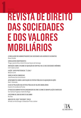 Revista de direito das sociedades e dos valores mobiliários nº 1