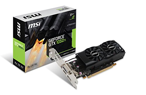 MSI-GeForce-GTX-1050-Ti-4GT-LP-Tarjeta-grafica-refrigeracion-DUAL-FAN-4-GB-memoria-GDDR5