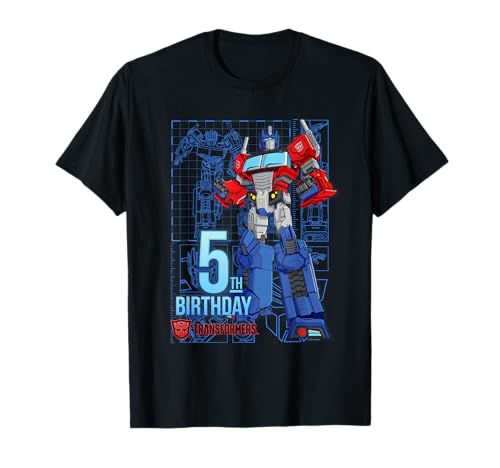 TRANSFORMERS Optimus Prime 5th Birthday Camiseta