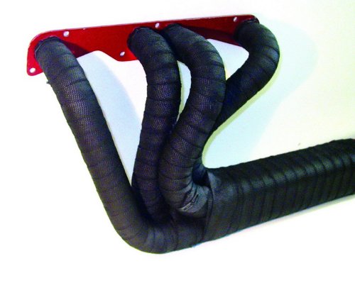 Image of Thermo-Tec 11023 2 inch X 50' Black Graphite Wrap - Pack of 2