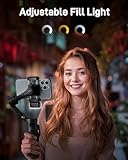 hohem iSteady V3 Phone Gimbal, Gimbal Stabilizer for Smartphones, Upgraded 3-Axis Gimbal Stabilizer, portable and Foldable, Gimbal with Shot Guides, Stabilizer for Blogs, YouTube and TikTok, Black - Image 5