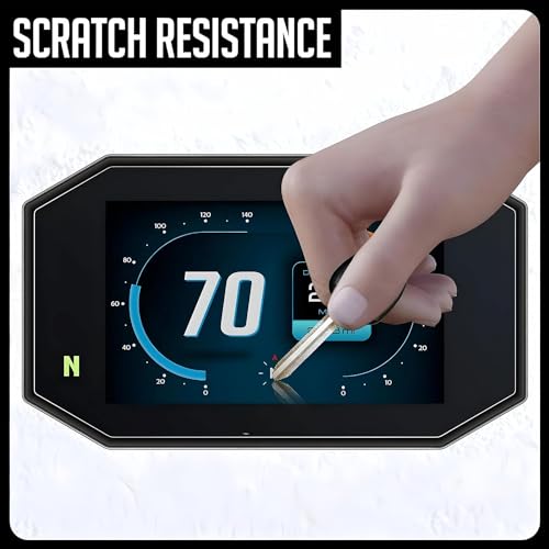 Image of Screen Guard For Your KTM DUKE 200 2025+ | DUKE 250 2025+ | DUKE 390 2024+ | 250 ADVENTURE 2025+ | 390 ADVENTURE S 2025+ | 390 ADVENTURE X 2025+ | Husqvarna Svartpilen 401 2024+ Speedometer 5 Inch LCD Instrument Display - Anti-Scratch, Ultra-Clear Digital Meter Protector -Instrument Cluster Film