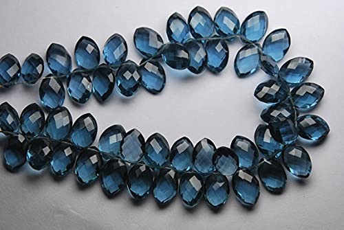 Quartz bleu de Londres calibré 12x8mm pour éviter les défauts d'enfilage