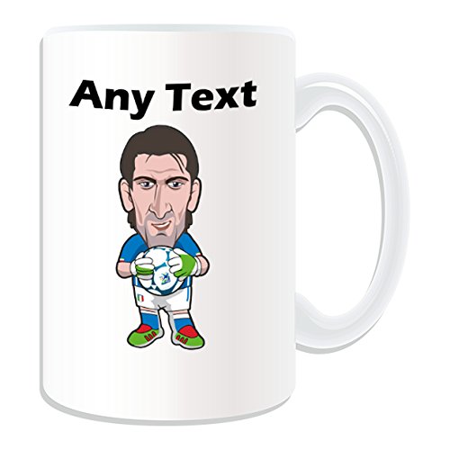 De regalo con mensaje personalizado - taza tamaño grande Gigi Buffon (de...