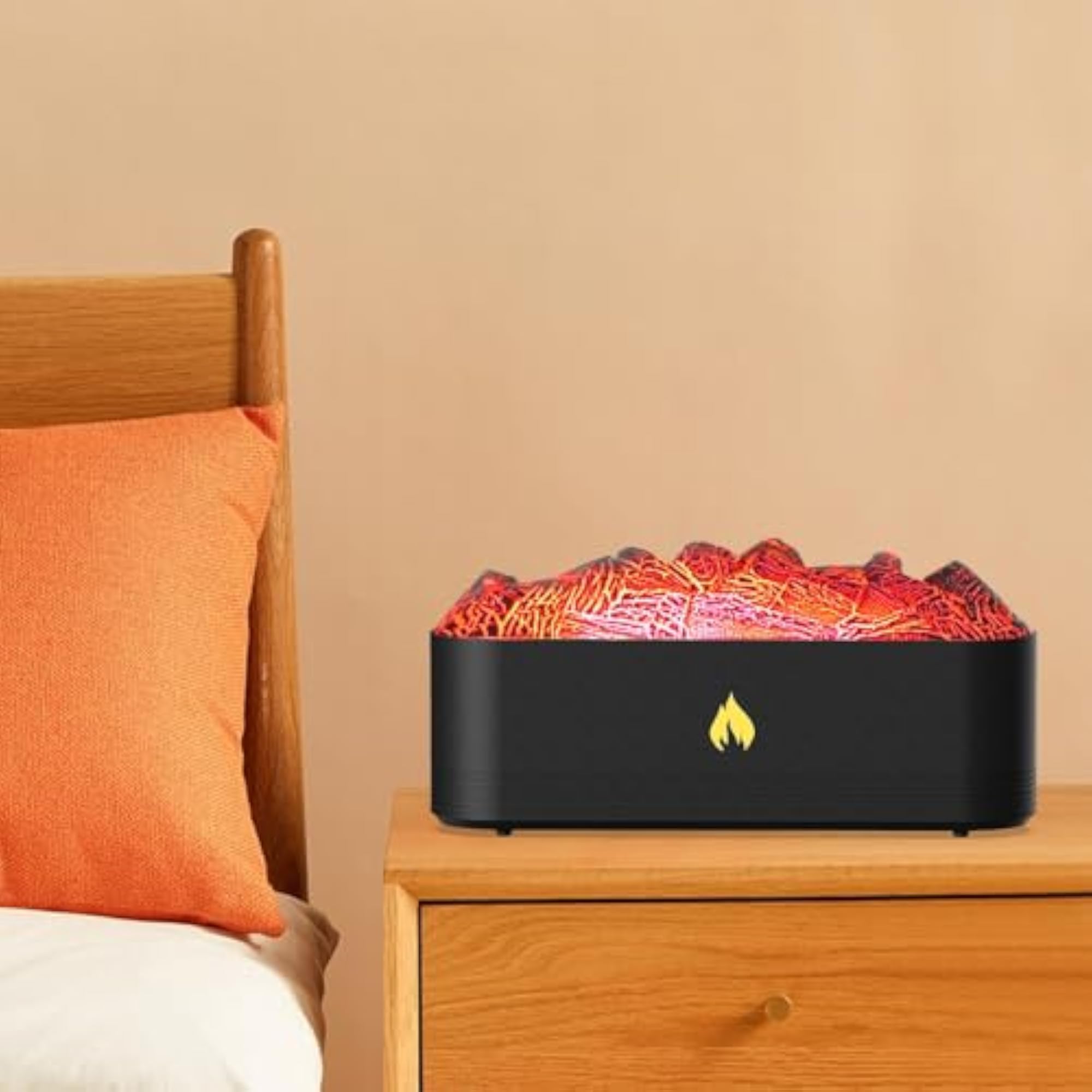 Simulation Fire Humidifier Essential Diffuser for SPA Office