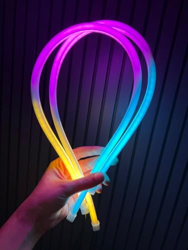 Image of CarOxygen Colorful Daytime Running Light for Cars | Multi-Color Flexible LED Strip | Dynamic Flowing Indicator with App Control | Waterproof & Universal Fit DRL