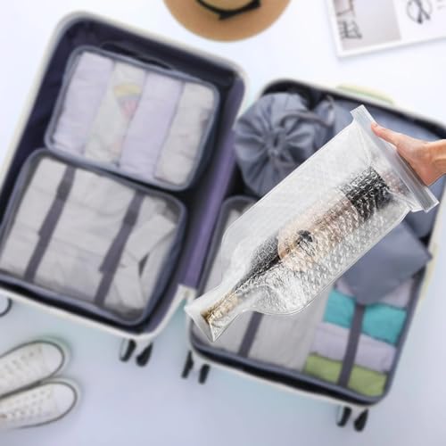sacos protetores de viagem de garrafa de vinho para avião, capas de vinho resseláveis para viagens,