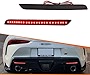 ADIIL 2PCS Smoked Lens Red LED Rear Fog Light Bumper Reflectors Brake Tail Lamps For 2020 2021 2022 Toyota GR Supra