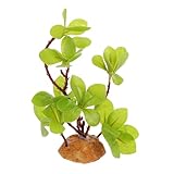 Angoily リアルな質感の爬虫類用人工グリーンプラント 水槽 テラリウム装飾に ペット 素材 耐久性あり 爬虫類の隠れ家と遊び場を演出