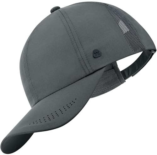 Image of YANIKY Running Hat for Men & Women, UPF 50+ Quick Dry Baseball Cap, Lightweight Breathable Sports Hat for Golf and Tennis