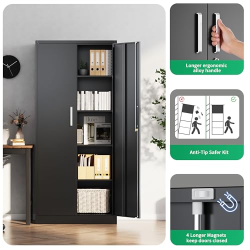 Tivostaral Metal Locking Storage Cabinet
