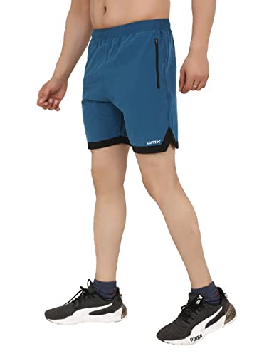 Image of WMX Men's Gym Workout Shorts Weightlifting Squatting Shorts for Men Bodybuilding Training Jogger with Zipper Pockets