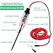 Automotive Test Light, 5-120V Digital Circuit Tester Electrical Test Pen Bidirectional Light Bulb Tester with LED Digital Voltage Display, 5.9Ft Extended Spring Wire & Probe for Cars Trucks Vehicles