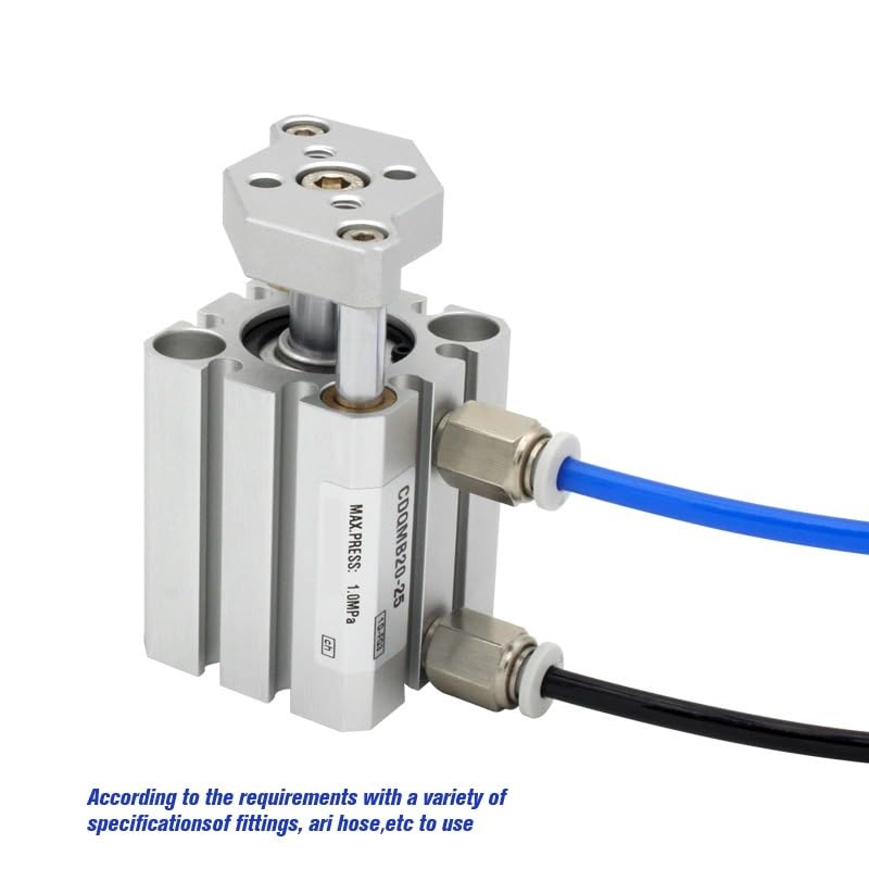 Vérin pneumatique CQMB 20 mm anti-rotation avec tige de guidage intégrée - 7