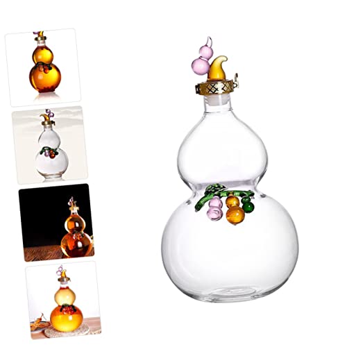 Bouteille de whisky en verre style calebasse pour vos repas d'été - 4