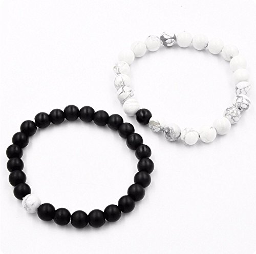 Believe London Distance Bracelets Couples Relationship Strong Elastic Friendship His Hers King Queen