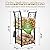 GREENER 2 Tiers Indoor Firewood Rack with 4 Hooks - Portable Outdoor Firewood Rack, Heavy Duty Log Rack Wood Holder, Sturdy Firewood Storage Stand for Fireplace, Patio, Fire Pit, Stove - Black
