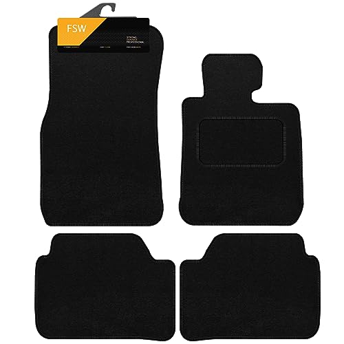 Image of FSW Tailored Car Mats Fits BMW 1 Series F20 & F21 Hatch 2011-2019, Carpet
