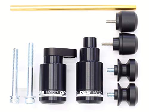 OES Frame Sliders Spools Fork Sliders 2013 2014 2015 2016 2017 2018 Kawasaki Ninja ZX6R 636 No Cut (White)