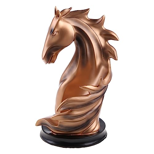 KAHDGSS Horse Shape Wine Rack Resin Animal Statue Wine Bottle Holder Display Shelf