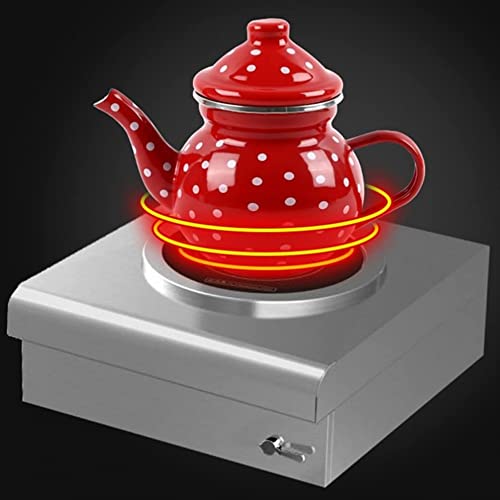WSSSH Cafetera esmaltada para Acampar, percolador de café, Tetera, Tetera, Tetera, Tetera para Campamento, Grupos de… - Imagen 7