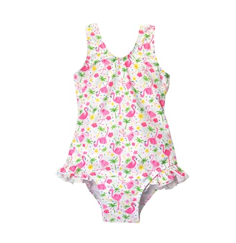 Baby Girl's UPF 50+ Delaney Hip Ruffle Swimsuit