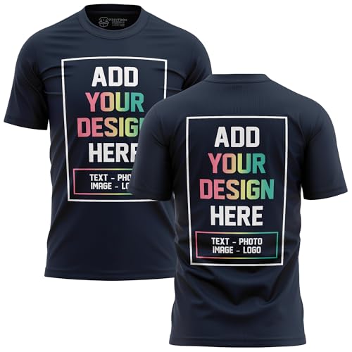 Custom T Shirts, Custom Shirt for Business, Birthday, Graduation, 10 Shirt Colors Available, Add Any Image & Text Black2