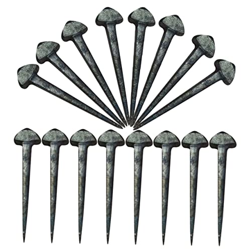 HOLIDYOYO Horseshoe Accessory Kit 50pcs Iron Nails Small Horse Equipment Easy to Use for Horse Lovers