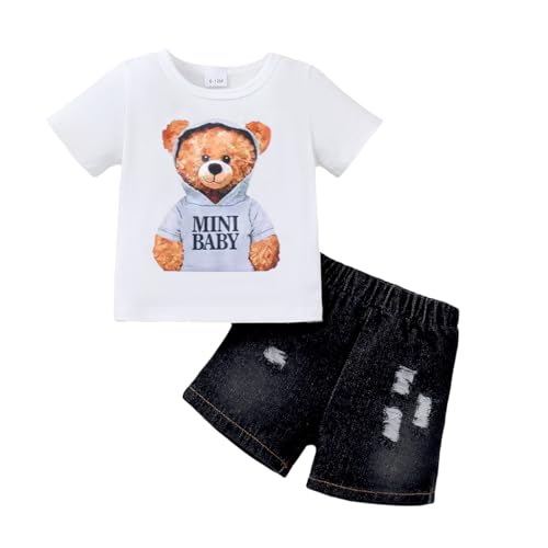 JENJON Vestiti Set per Infantile Bambino Maschio Primaverili Estivi Manica