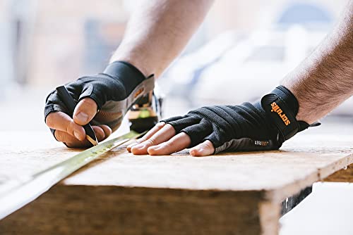 Scruffs Trade Fingerless Gloves Black L / 9 (T51004) - Image 3