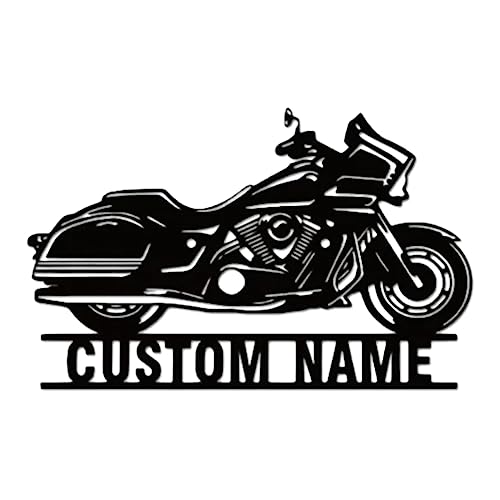 Custom Motorcycles Metal Wall Sign - Personalized Motorcycles Metal Wall Art - Motorcycles Metal Wall Decor - Last Name Sign - Custom Home Decor - Housewarming Gifts #TOP23