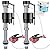 Houpeoro Universal Toilet Flusher Replacement Kit, Toilet Fill Valve and 2-Inch Flapper Replacement Kit, Toilet Parts Inside Tank Kit, Adjustable, Quiet and Easy to Install (2-Pack)
